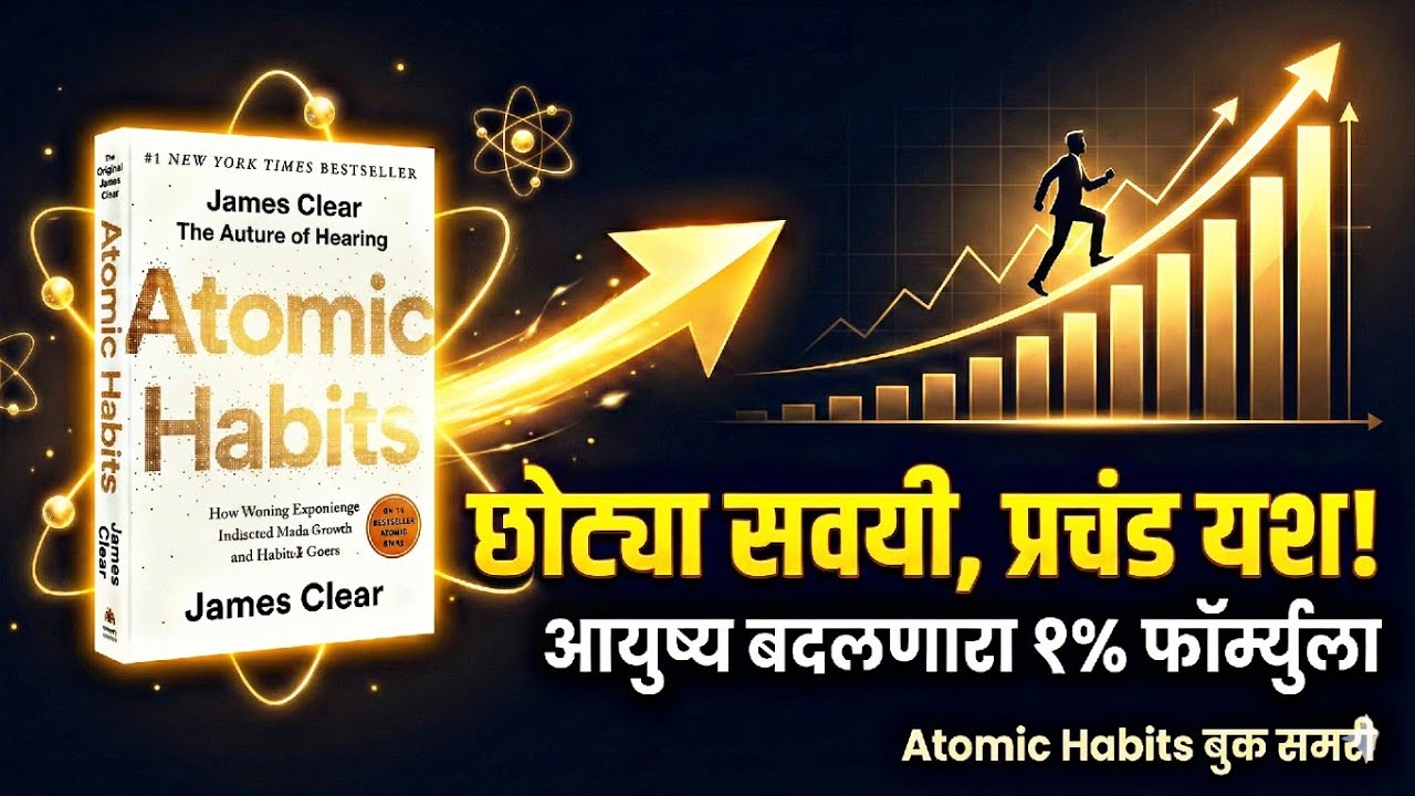 फक्त 1% सुधारणा आणि प्रचंड यश! 🚀 | Atomic Habits Book Summary in Marathi