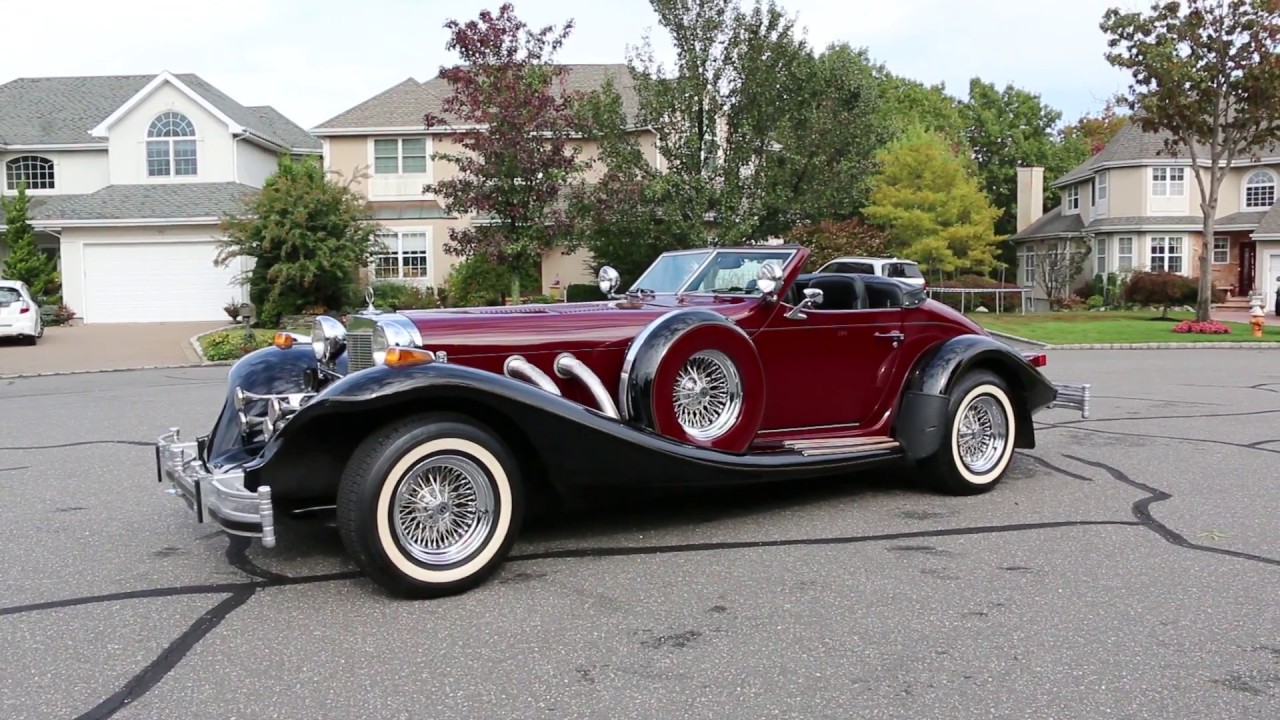 ONE OWNER, VERY RARE 1981 Excalibur IV Roadster For Sale~ 6 of only 36~ONLY 25,736 Original Miles