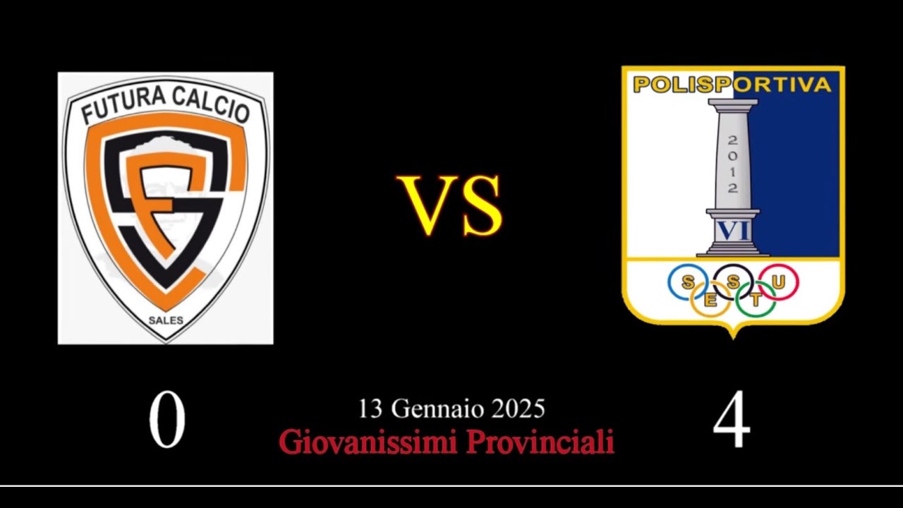 FUTURA SALES VS POLISPORTIVA SESTU - Cat. Giovanissimi Provinciali