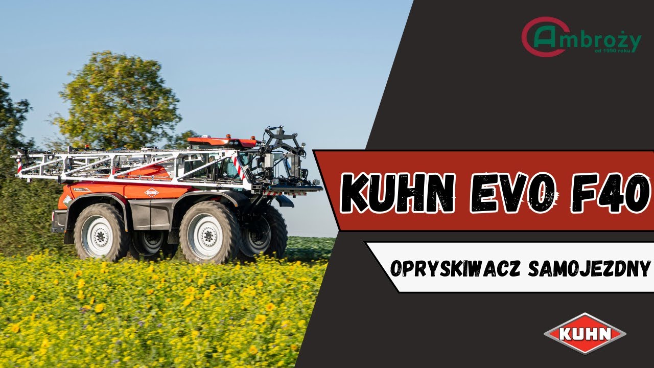 OPRYSKIWACZ SAMOJEZDNY KUHN F40 EVO! Pierwsze takie omówienie opryskiwacza w Polsce!!