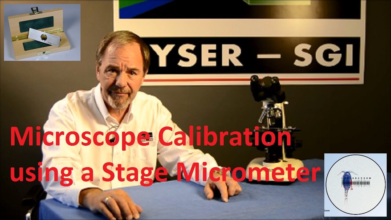 HOW TO CALIBRATE A MICROSCOPE WITH A STAGE MICROMETER
