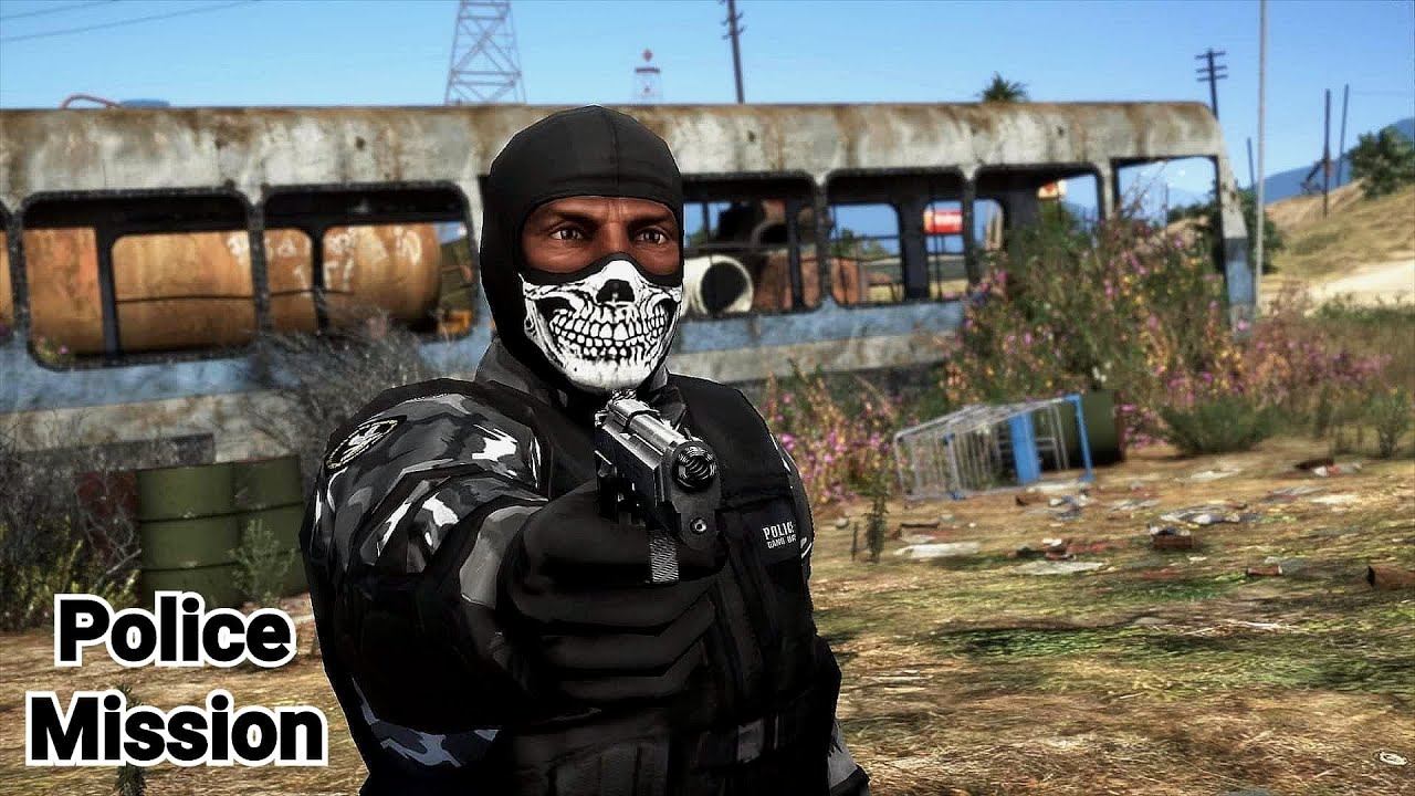 Миссия GTA 5 (Remastered) - Полиция Франклин убила Полицию Тревора !! (ПЛОХОЙ КОНЕЦ)