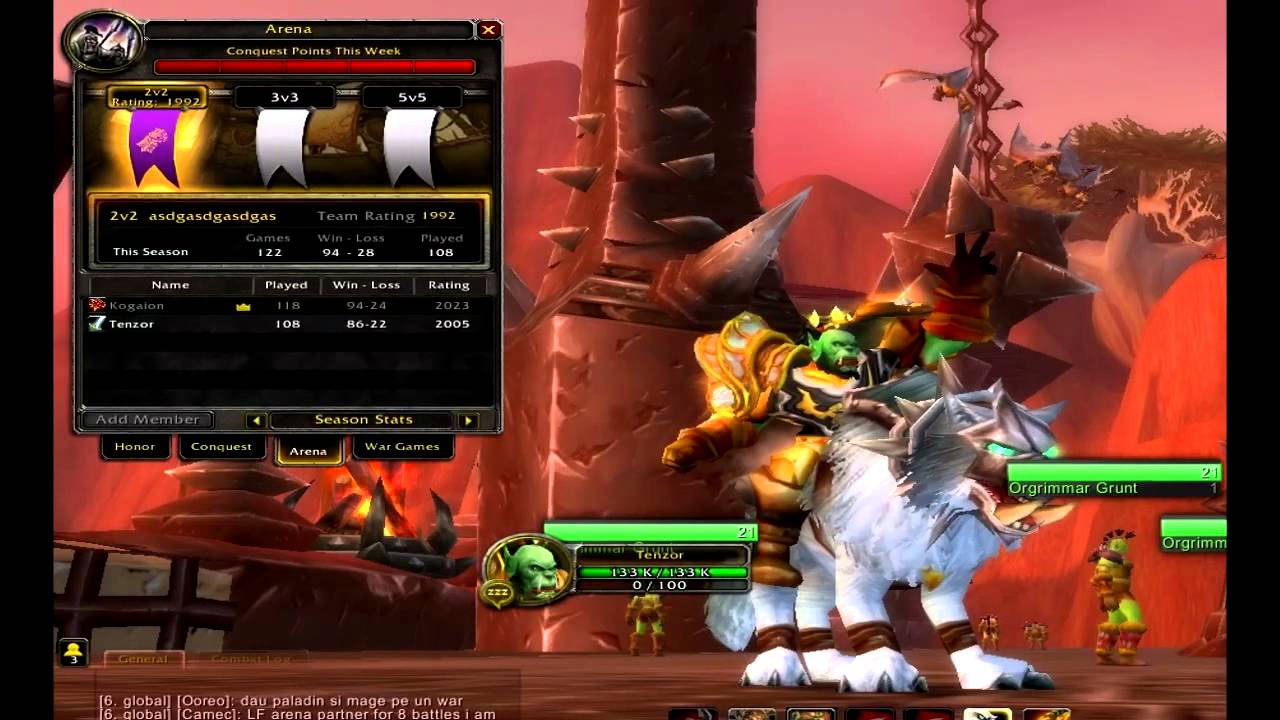 Tenzor a Luat-o Razna pe WoW Freakz