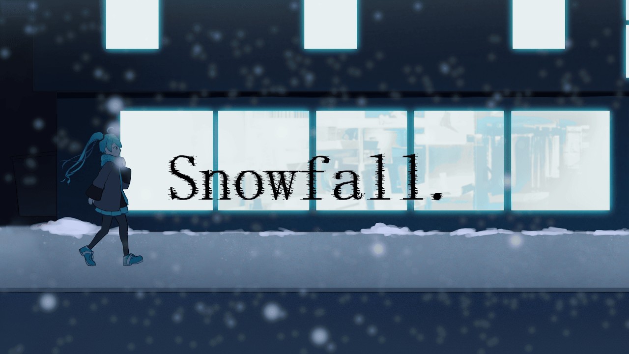 Chiru-san - Snowfall (feat. 初音ミク) (Official Lyric Video)