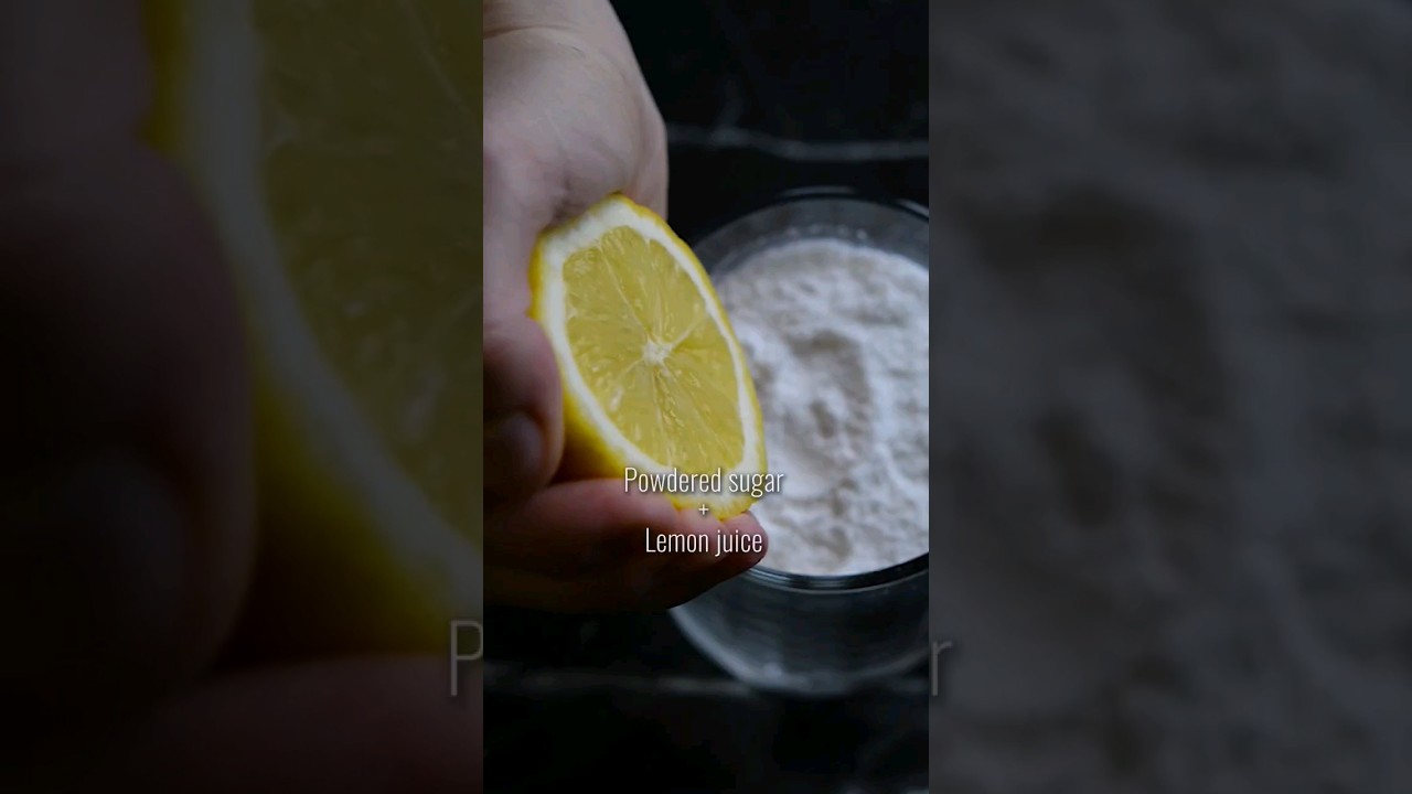 Lemon Icing That Tastes Like Summer