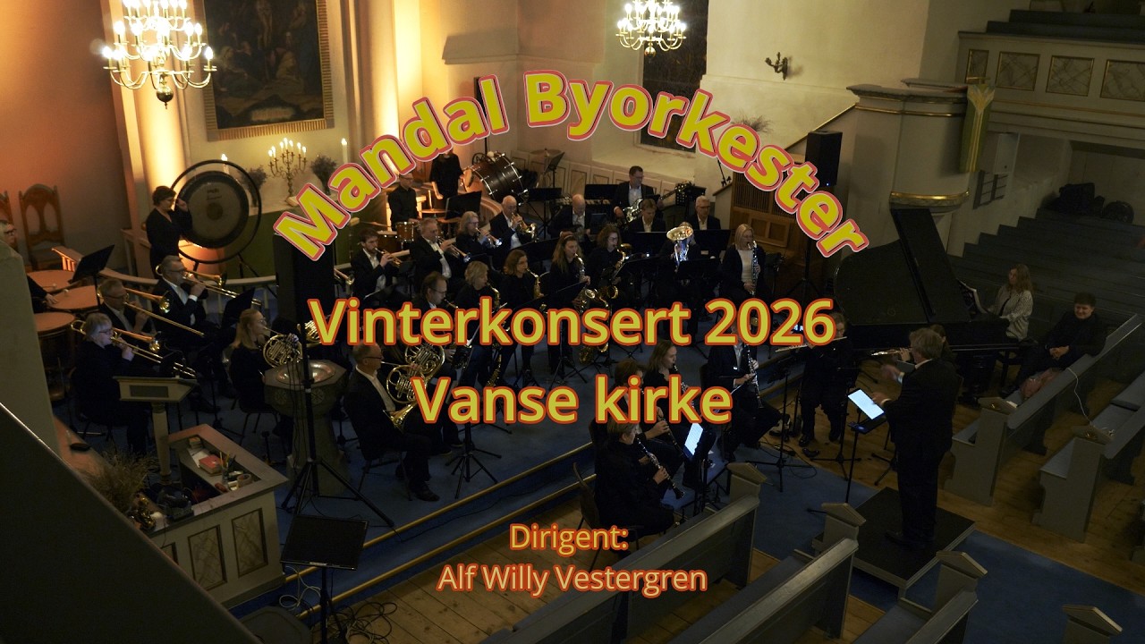 2026 Mandal Byorkester vinterkonsert i Vanse kirke