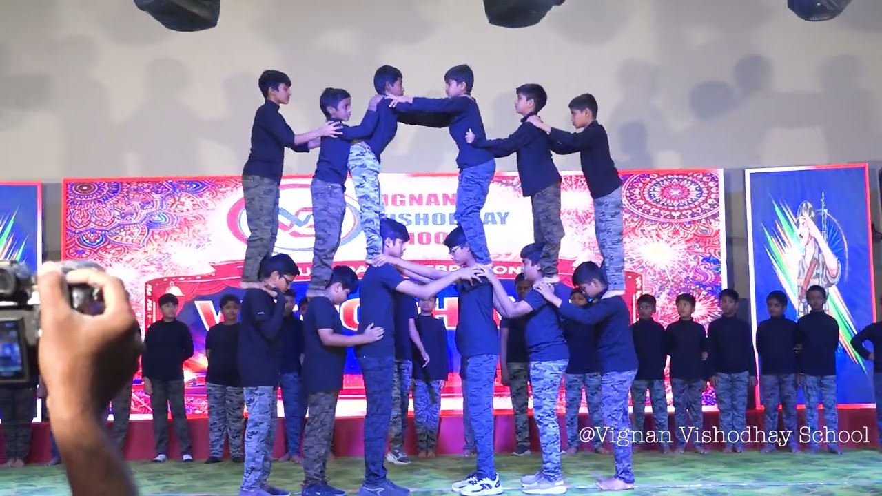 Pyramids By Vignan Vishodhay School Students I Annual Day 26th January 2026 I Gajularamaram