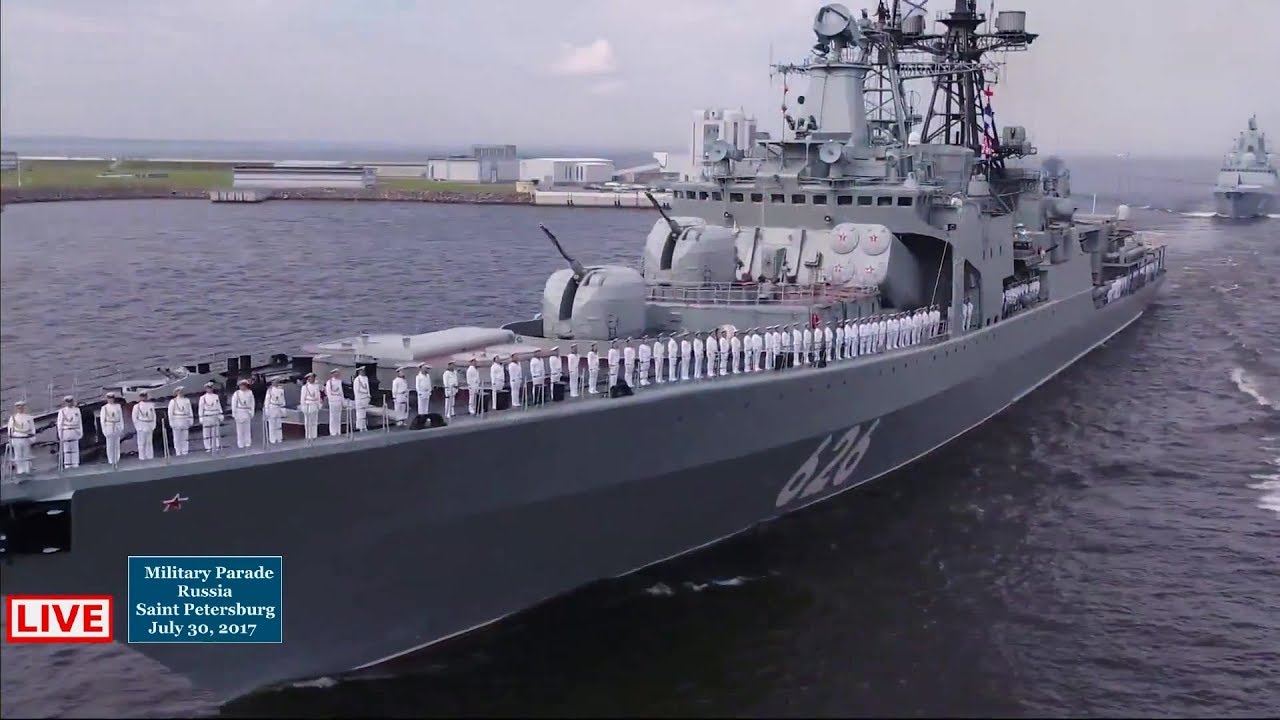 Russia Full Navy Day Parade 2017 [1080p]
