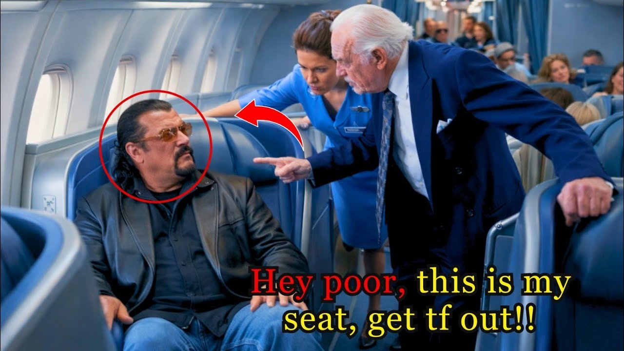 Man Insults Steven Seagal on a First Class Flight – Instantly Regrets It When the Truth Is Revealed!