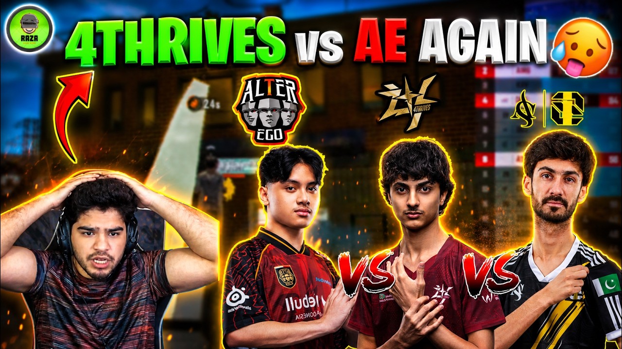 AE VS 4T PECADO DROPCLASH 🔥 4T VS ASi8 🫨 @vaazpubgm6621 1V6 CLUTCH 💀