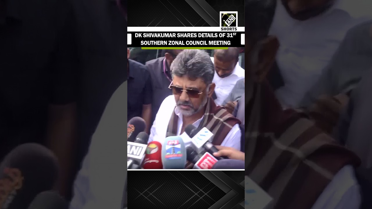 Karnataka CM DK Shivakumar shares details about 31st Southern Zonal Council Meeting in Tamil Nadu
