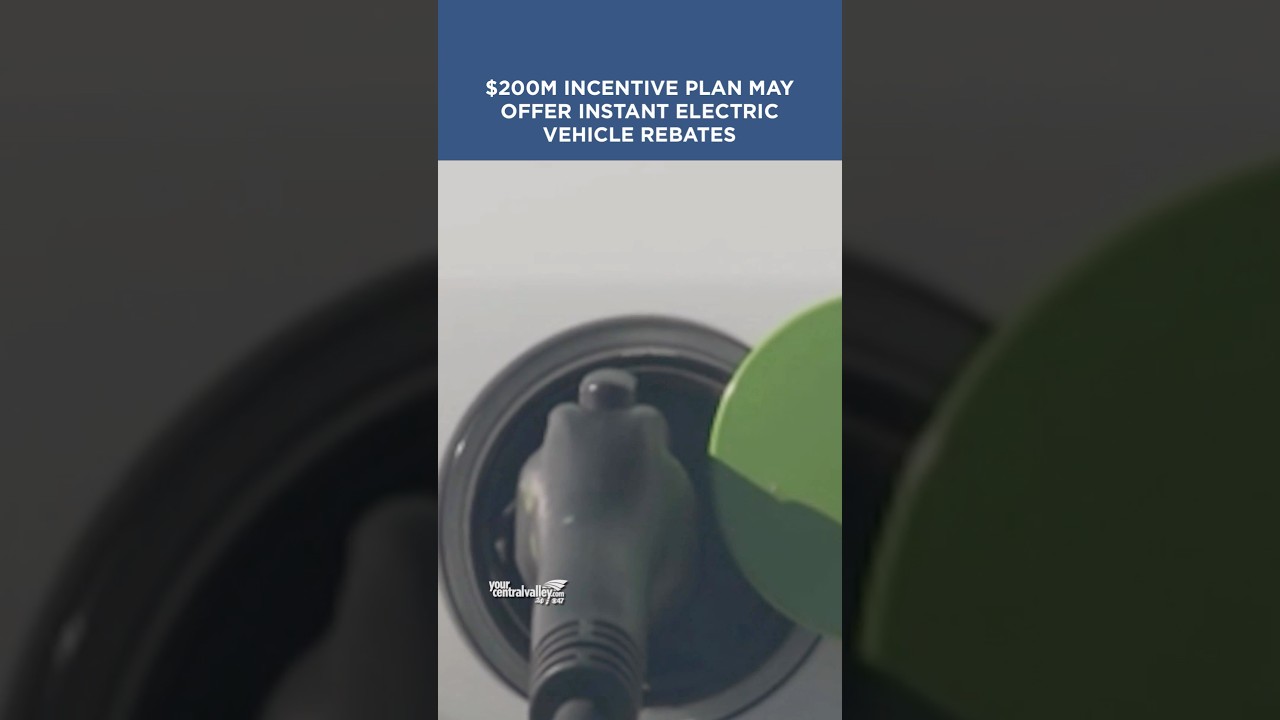 Incentive plan may offer instant electric vehicle rebates #ca #electricvehicle #rebates