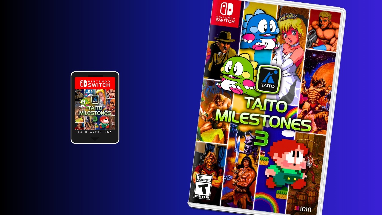 Taito Milestones 3 - All 10 Games Shown [Switch]
