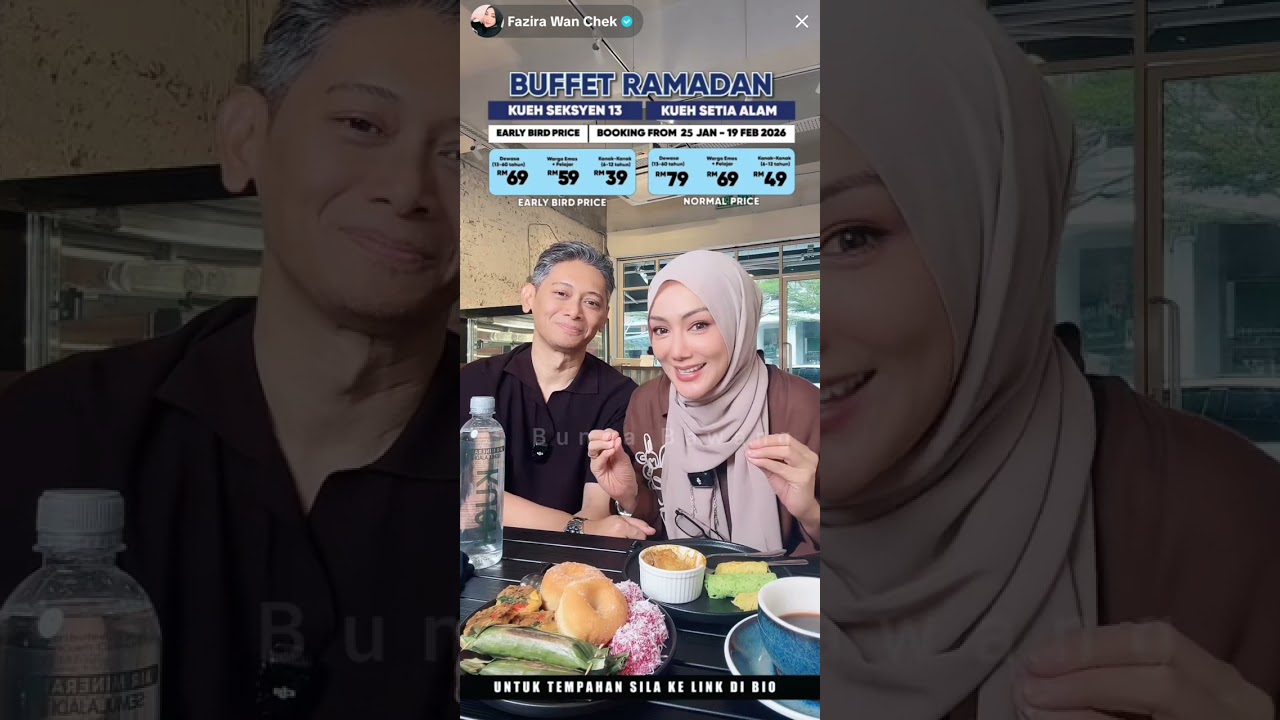 Erra Fazira & Ezwan Zain Bersama Anak Live di Kedai Kueh Cawangan Baru