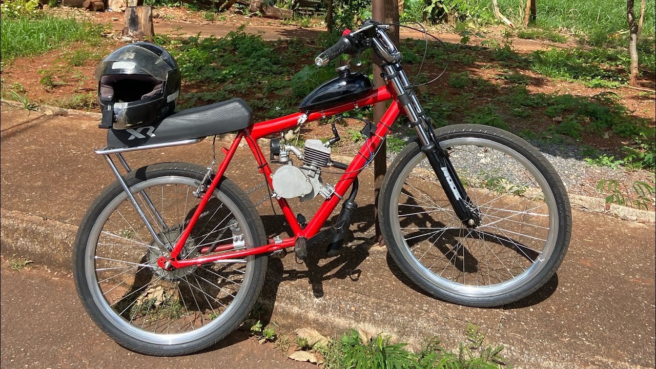 Giro louco na quebrada de bike motorizada 80cc….🚀