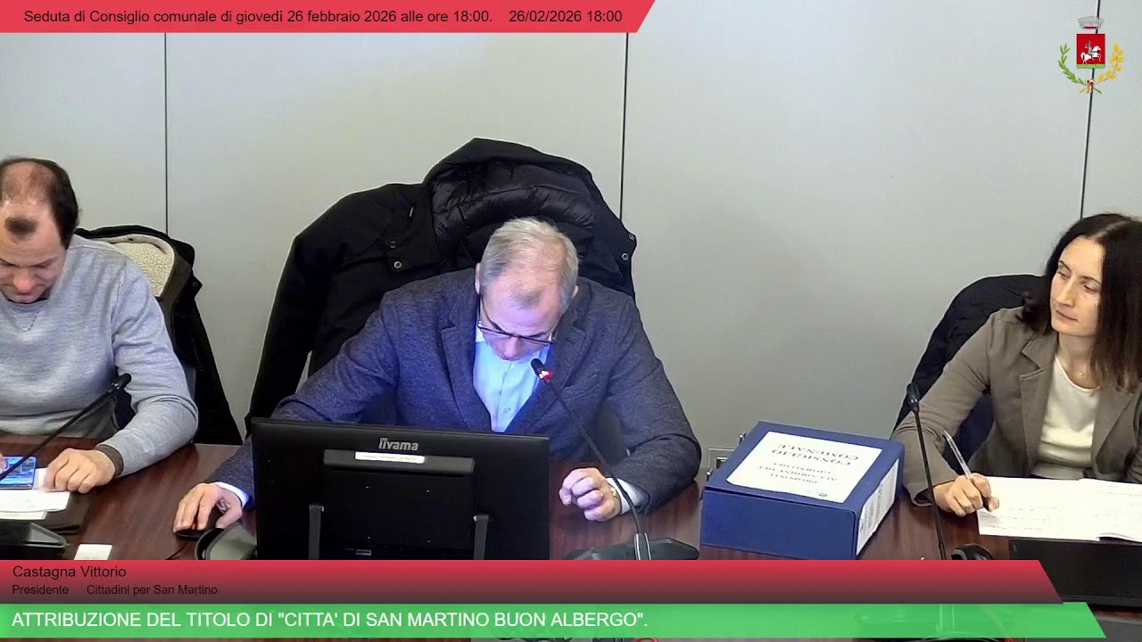 Seduta di Consiglio Comunale del 26/02/2026