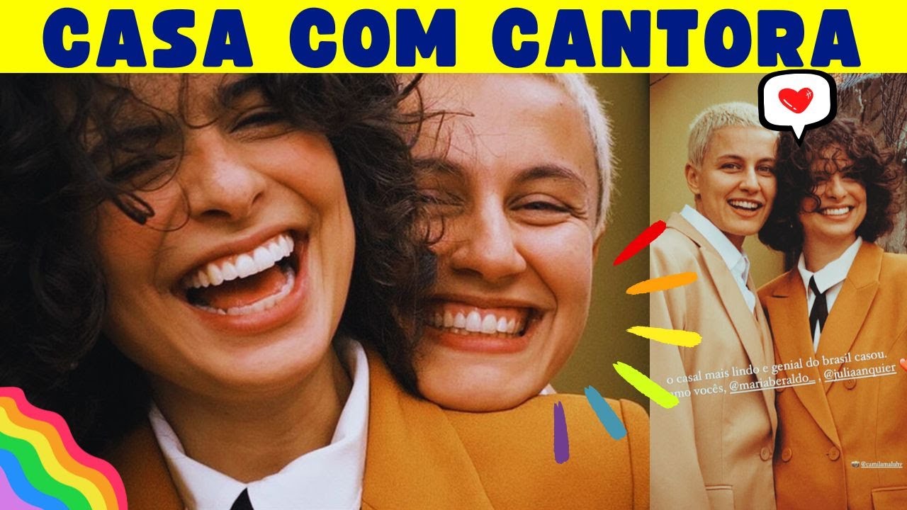 FILHA DA DEBORA BLOCH SE CASA COM CANTORA EM CERIM&Ocirc;NIA &Iacute;NTIMA! 😍🌈