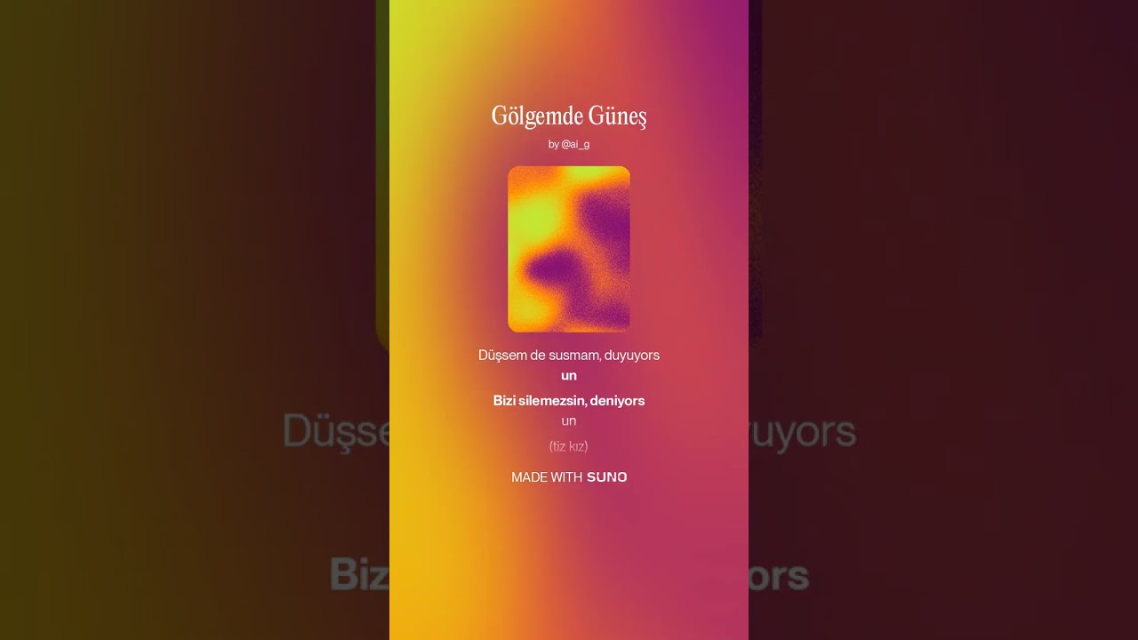 Gölgemde Güneş