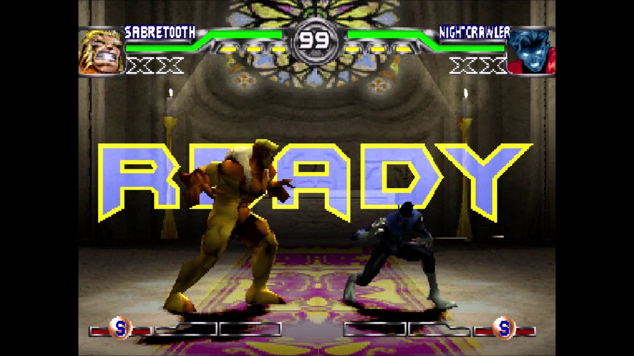 X-Men: Mutant Academy 2 - Sabretooth vs. Nightcrawler