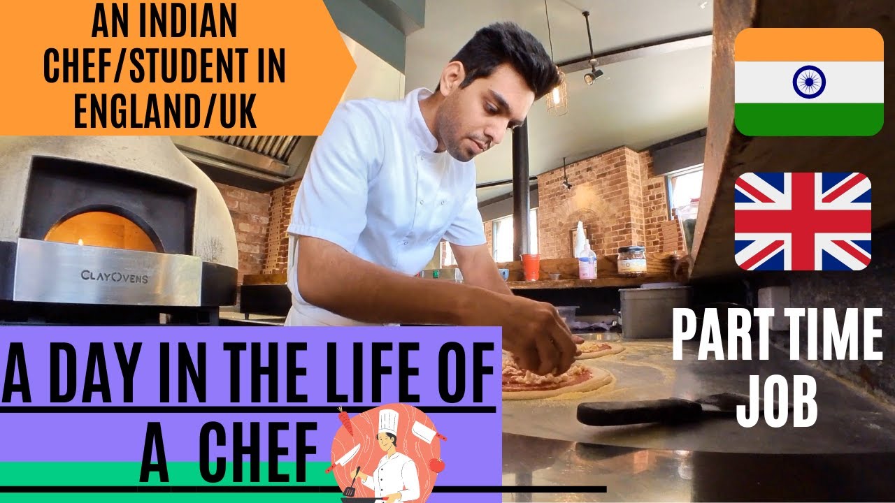 A day in the life of a CHEF in ENGLAND | My PART-TIME Student job in Birmingham/ENGLAND/UK|