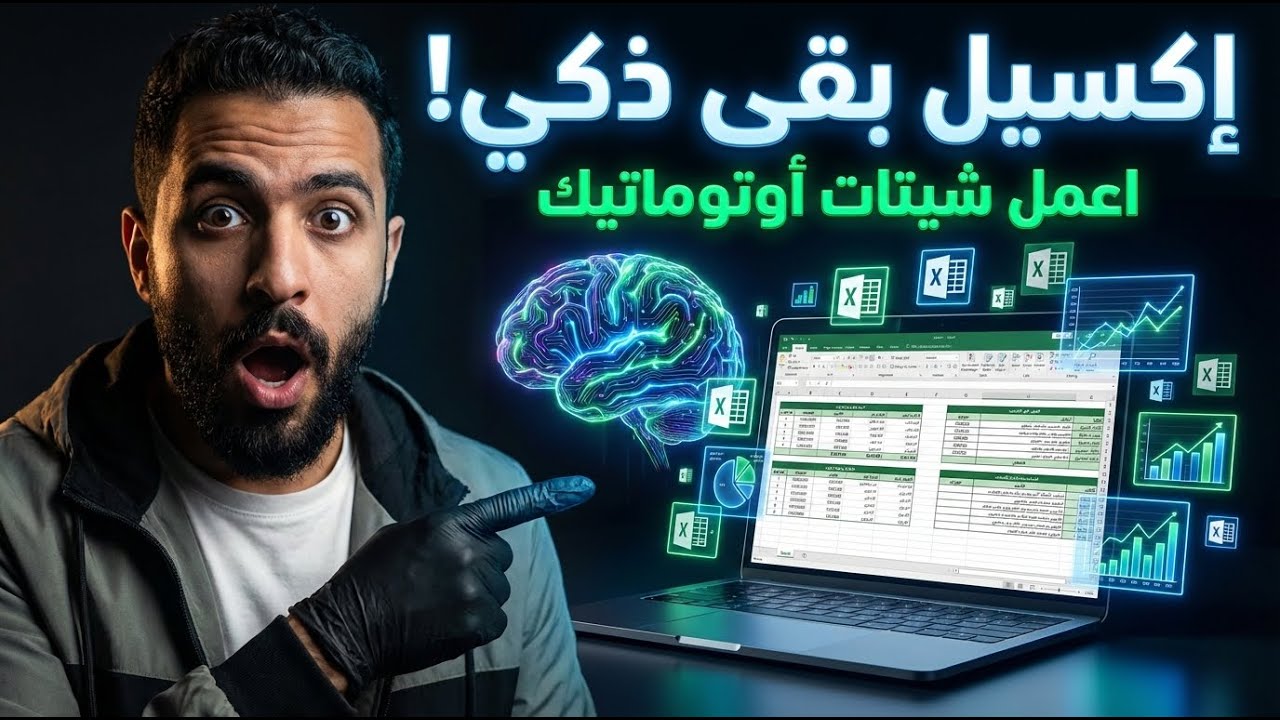 اعمل شيتات اكسيل احترافية اوتوماتيك وداعاً المعادلات المعقدة 🚀