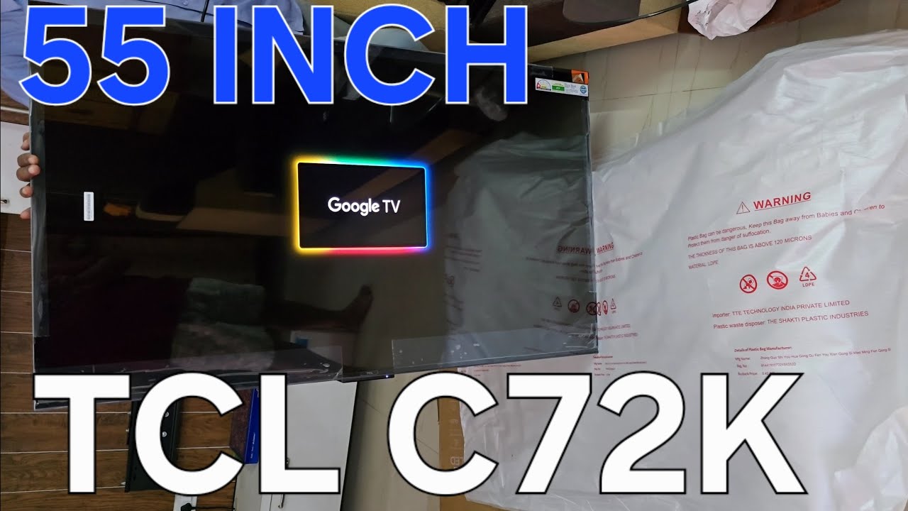 #TCL C72k 55 Inch Google TV #Unboxing Review Variable Refresh Rate #144hz #Game Mode#240HZ