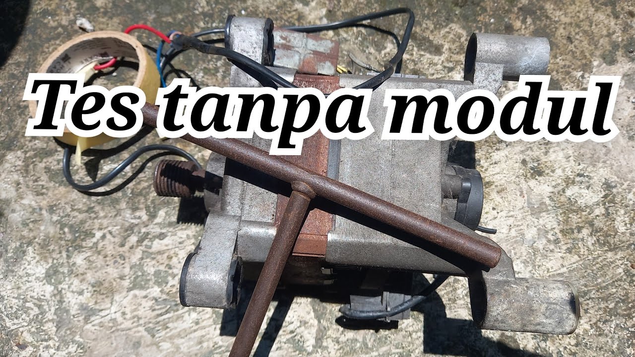 Cara sederhana tes dinamo mesin cuci samsung frontloading  langsung ke listrik PLN