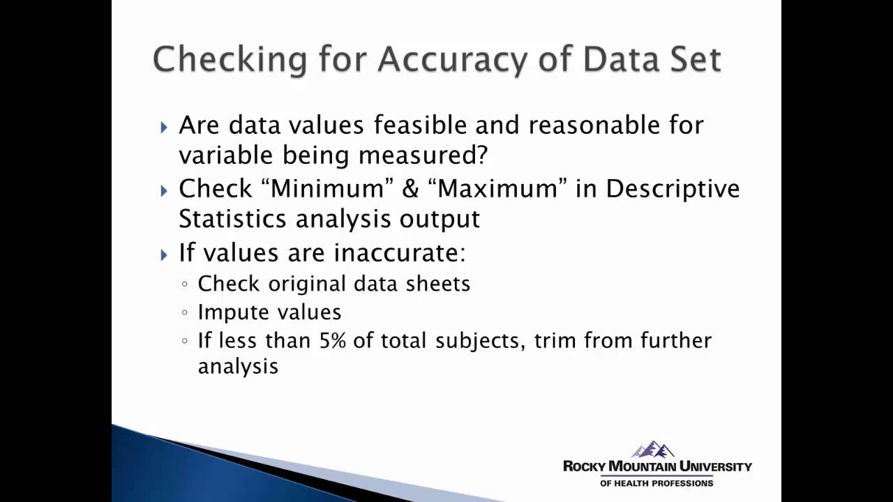 How to Use Excel-Data Screening