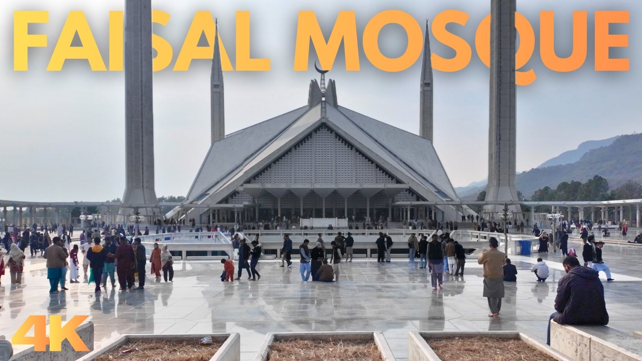 FAISAL MOSQUE ISLAMABAD - ONE OF THE LARGEST MOSQUES IN THE WORLD