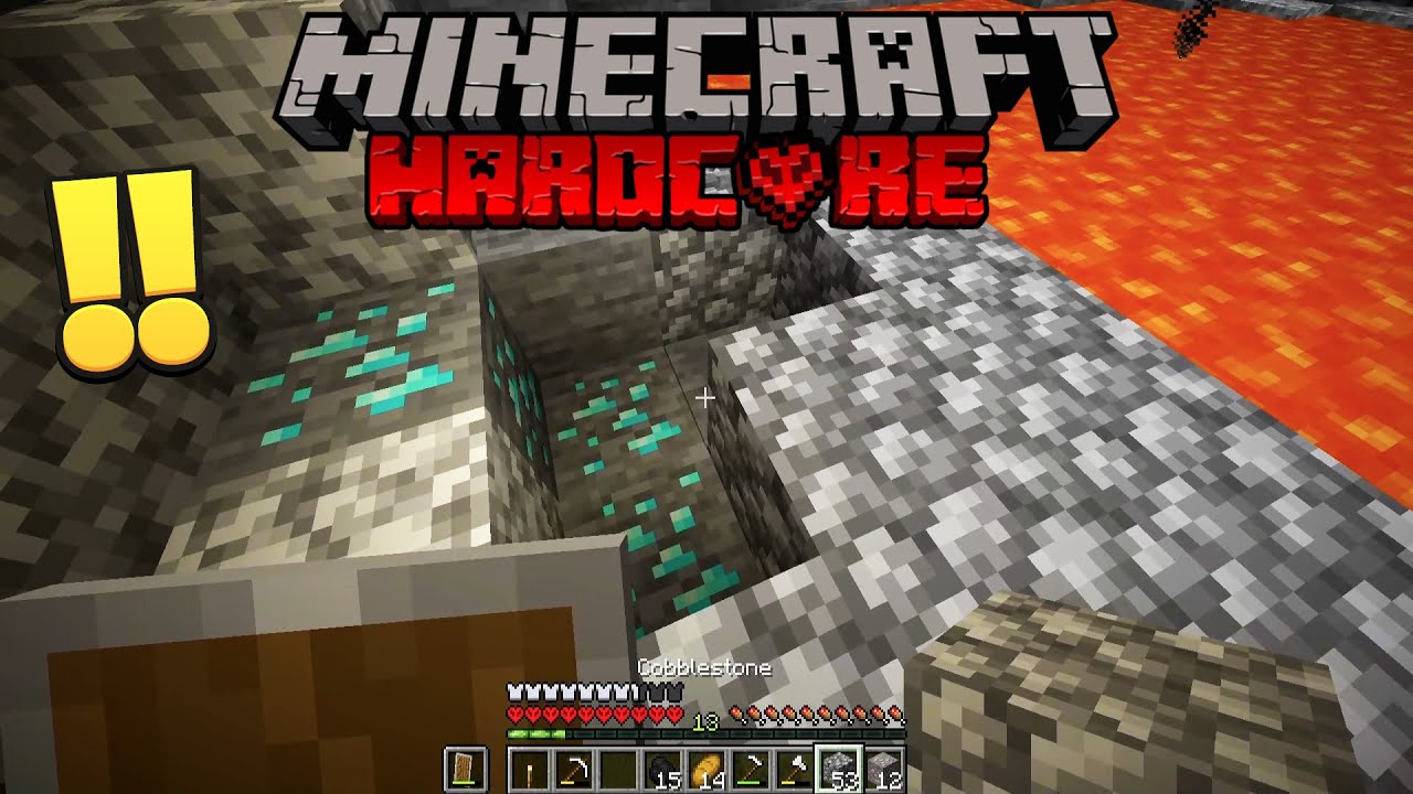 Can I GET MY FIRST DIAMOND In Minecraft Hardcore!? (#6)