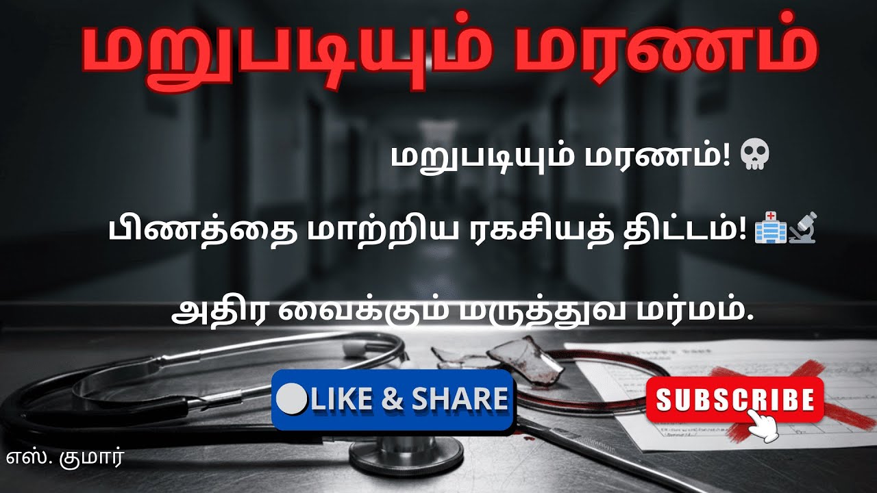 மறுபடியும் மரணம் | எஸ். குமார் மர்ம நாவல் | Marupadiyum Maranam-#tamilaudiobook #crimestory #tamil