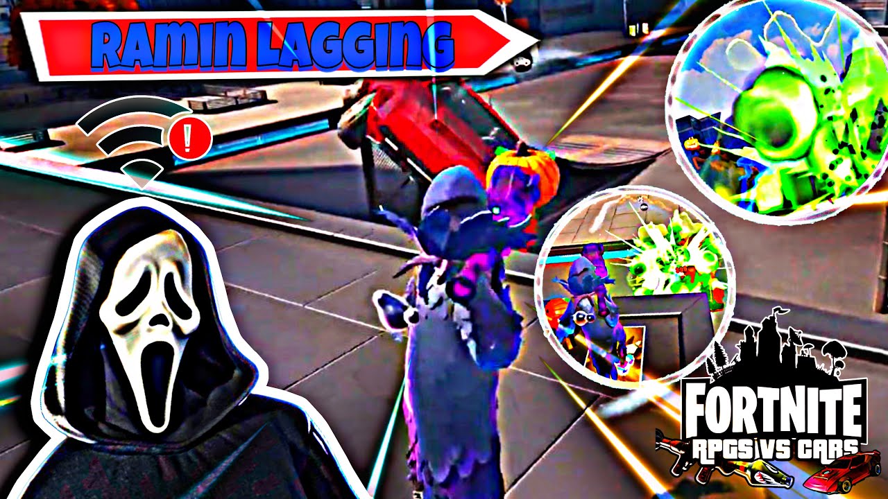 RPGS VS CARS (fr) | Fortnite RPGS Vs Cars - Ramin Trash Wifi, Me And Zay Streak, Zay Yelling