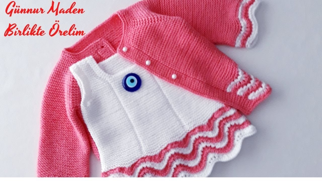 Karnıbahar Modeli Bebek Elbise/Jile               #baby #knitting #bebekörgüleri #madenin_elişleri