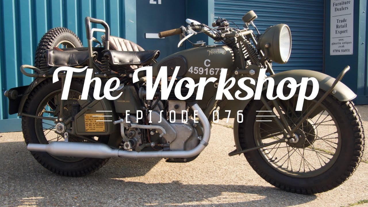 How to start a Norton Big 4 with sidecar / ep076