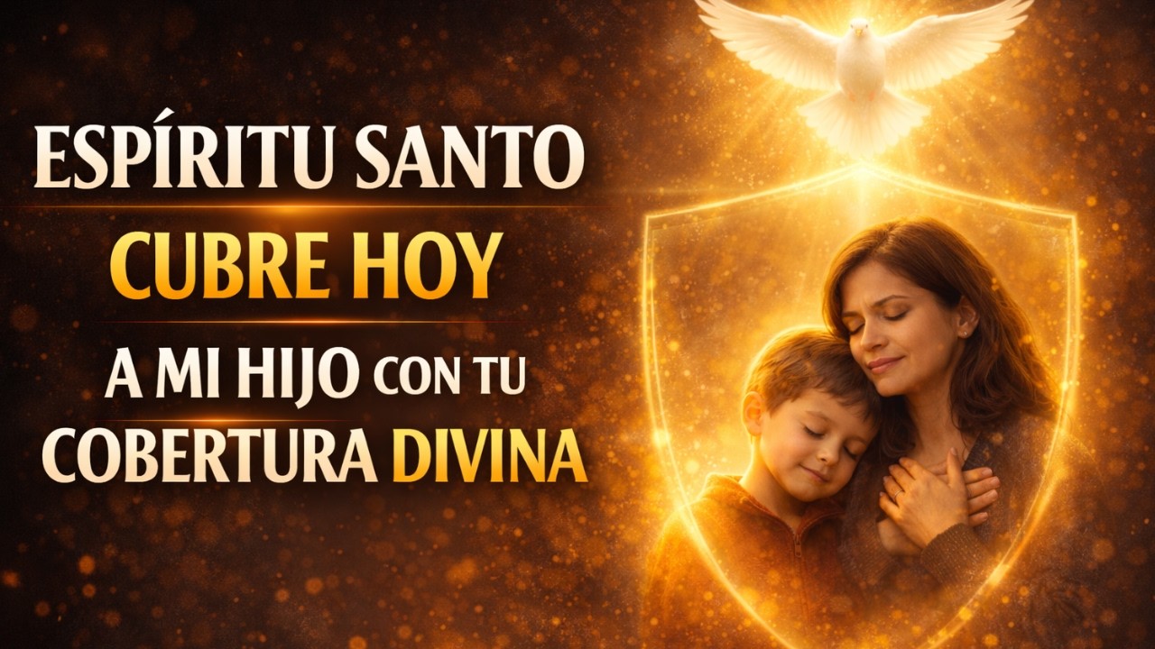 ESPÍRITU SANTO, CUBRE HOY A MI HIJO CON TU COBERTURA DIVINA 🕊️🔥