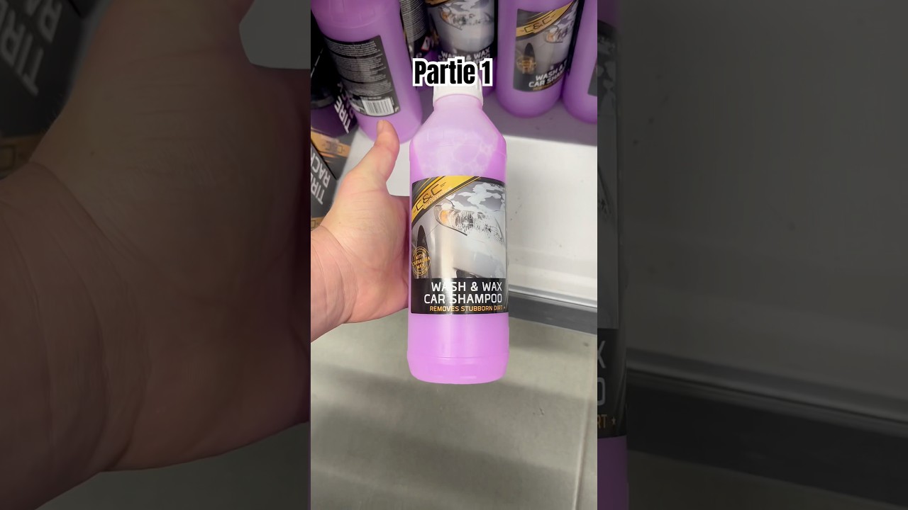 Je teste le nouveau shampoing voiture action 🚗🛁 #action #produits #magasinaction #magasin #teste