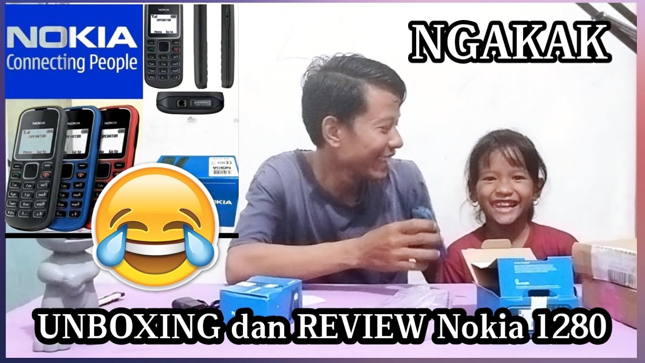 Ngakak 😅 UNBOXING dan REVIEW Nokia 1280