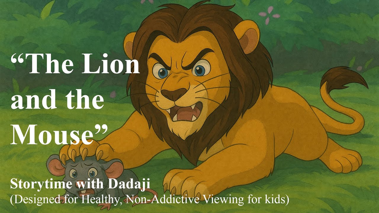 The Lion and the Mouse | Panchatantra Moral Story | Storytime with Dadaji