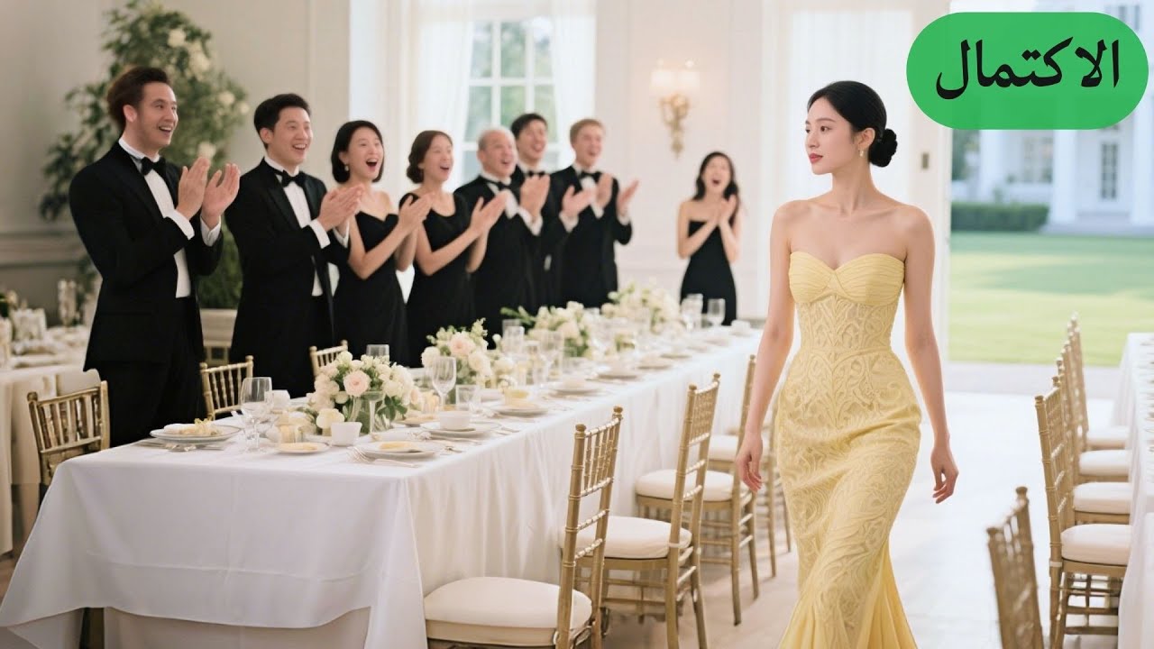 ✨الكل توقع إن البنت الفقيرة ما راح تحضر، فجأة دخلت بفستان فاخر وصدمة خيمت ع المكان!