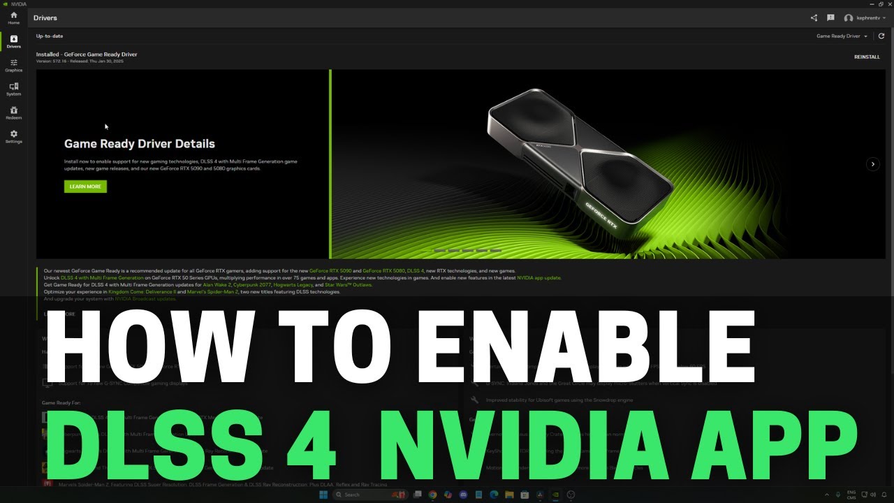 🔥 How to Enable DLSS 4 on NVIDIA App in 2025! 🚀