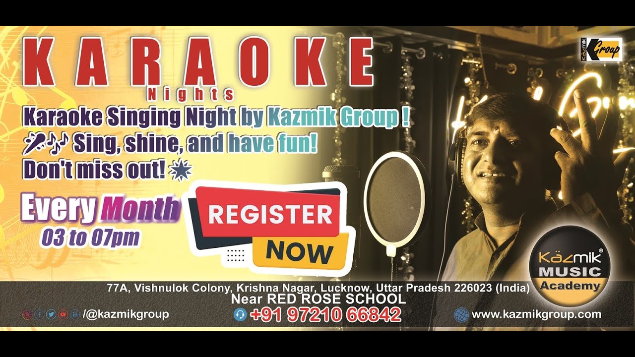 Join this music event organized by Kazmik Group, hosted at the Kazmik Music Academy Hall #kazmik