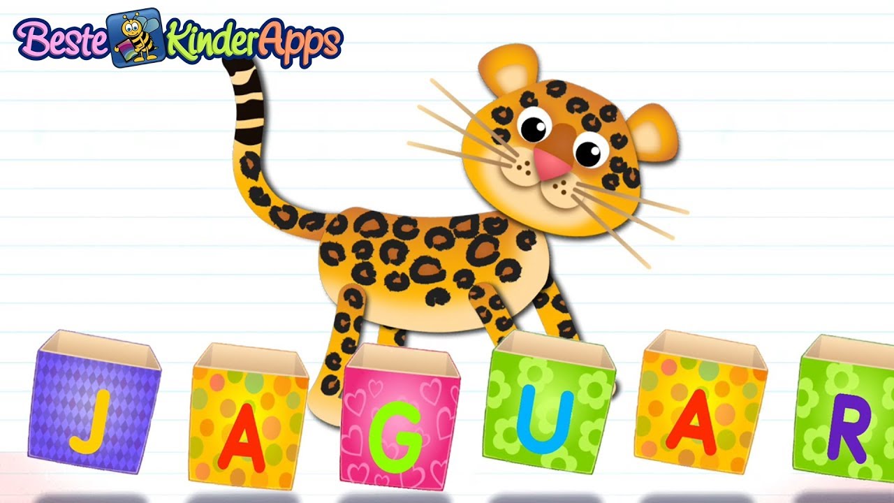 Lustiges ABC Alphabet 😊 Animierte Buchstaben (deutsch) Lern-App für Kids