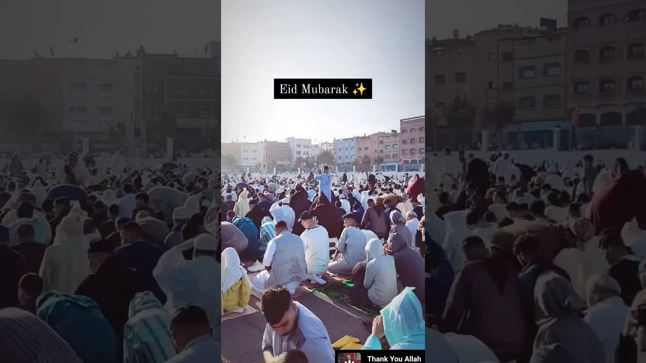 Beautiful Eid Mubarak El-Fitr Casablanca in Messala 😍❤️