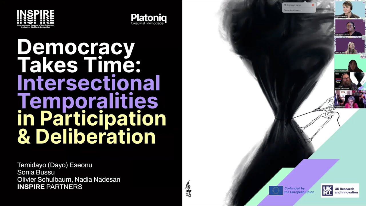 Democracy Takes Time: Intersectional Temporalities in Participation and Deliberation