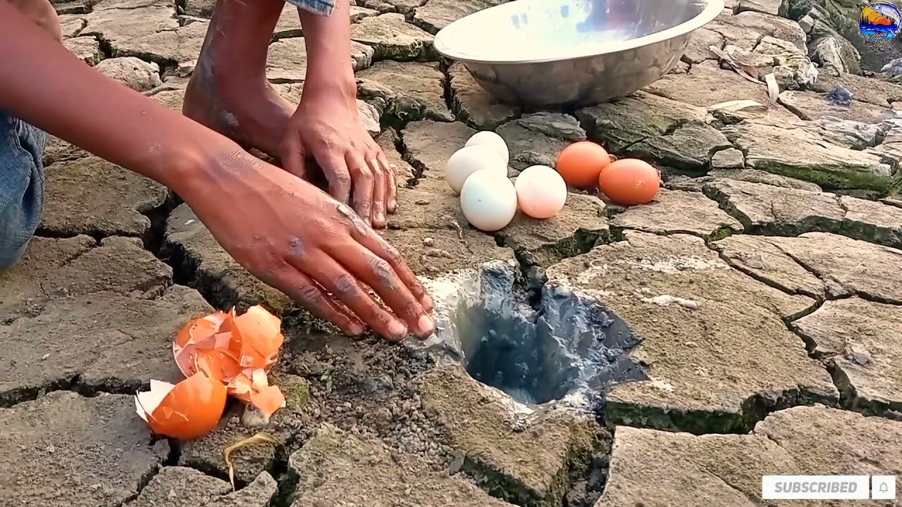 Unbelievable Fishing Technique | Best Underground Fishing With Eggs Catch Fish in Hole