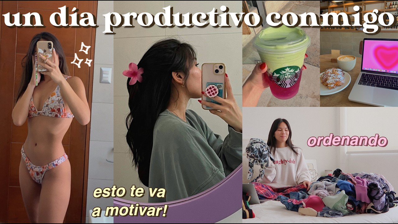 UN DÍA PRODUCTIVO CONMIGO *mira esto si necesitas motivación* hábitos saludables y más!