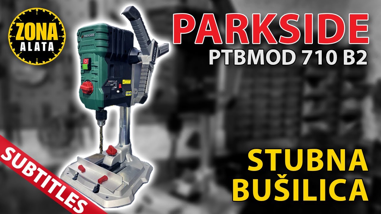 Колонная дрель Parkside PTBMOD 710 B2 - Обзор TEST 4K