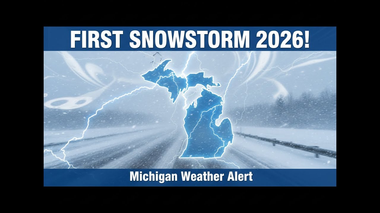 First sizeable snow storm of the 2026 year for Michigan!