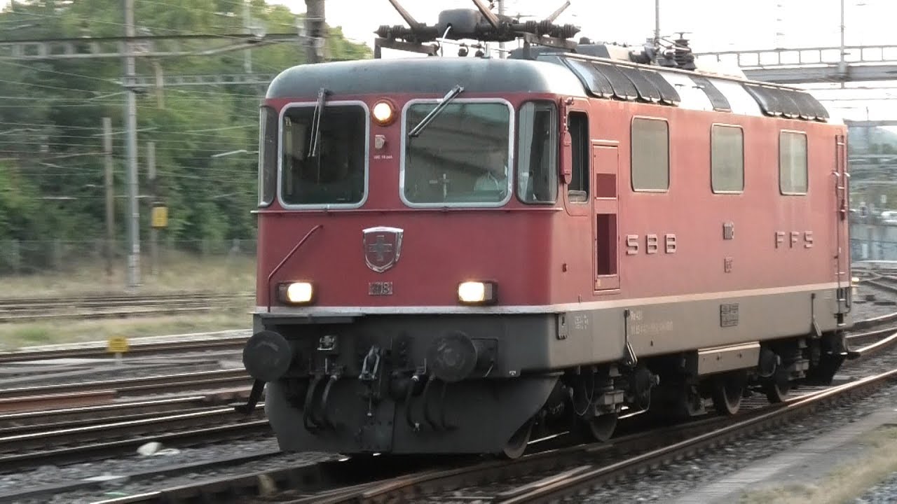 Swiss and French Trains at Basel-SBB Railway Station