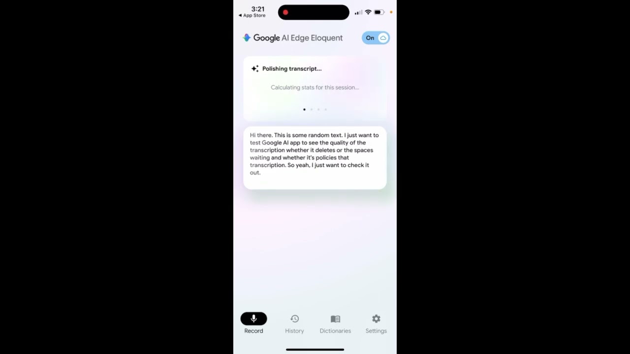 Google Ai Edge eloquent - Tutorial